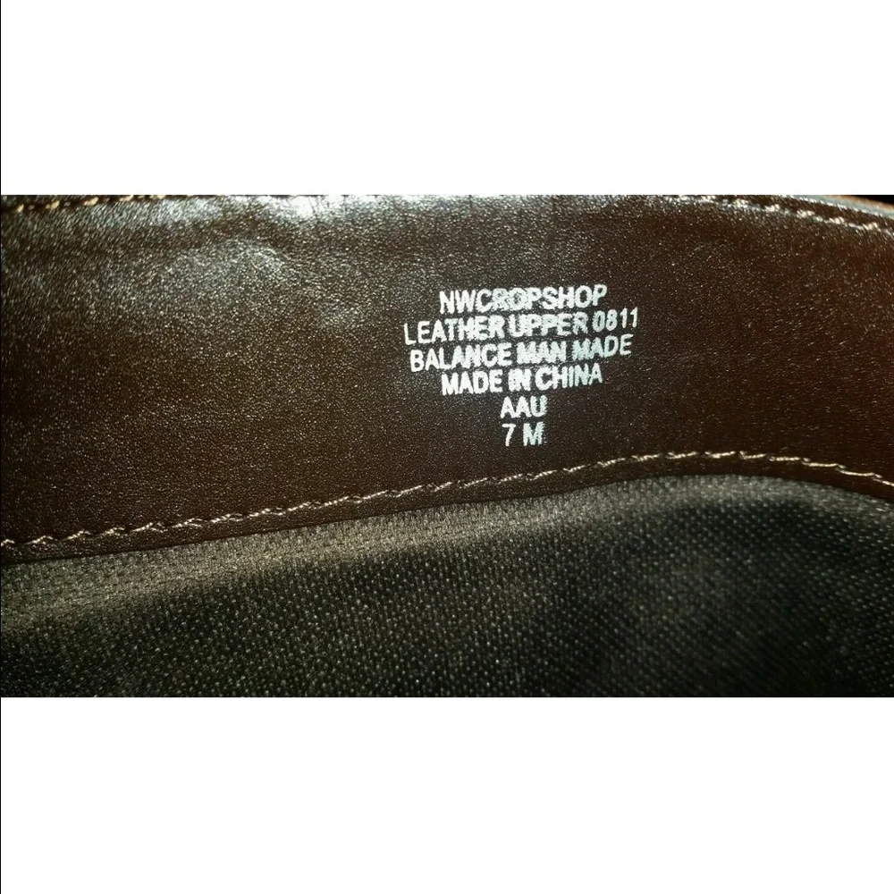 Nine West Cropshop Chocolate Brown Boots OTK Sz. 7 - Picture 4 of 4